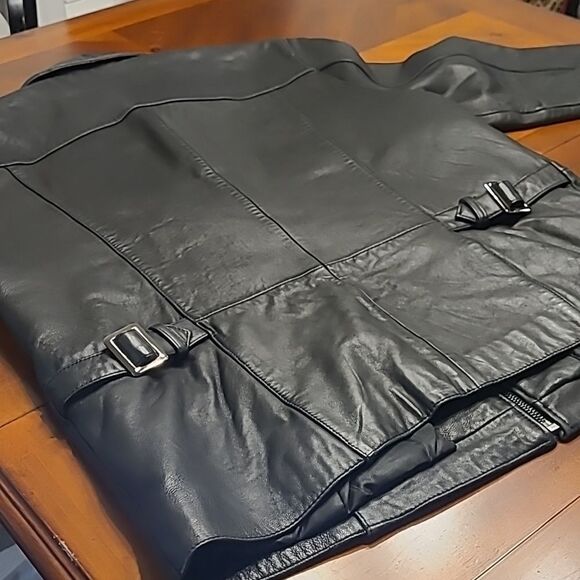 Port Authority signature sz L genuine leather jacket buttery soft - Picture 11 of 11